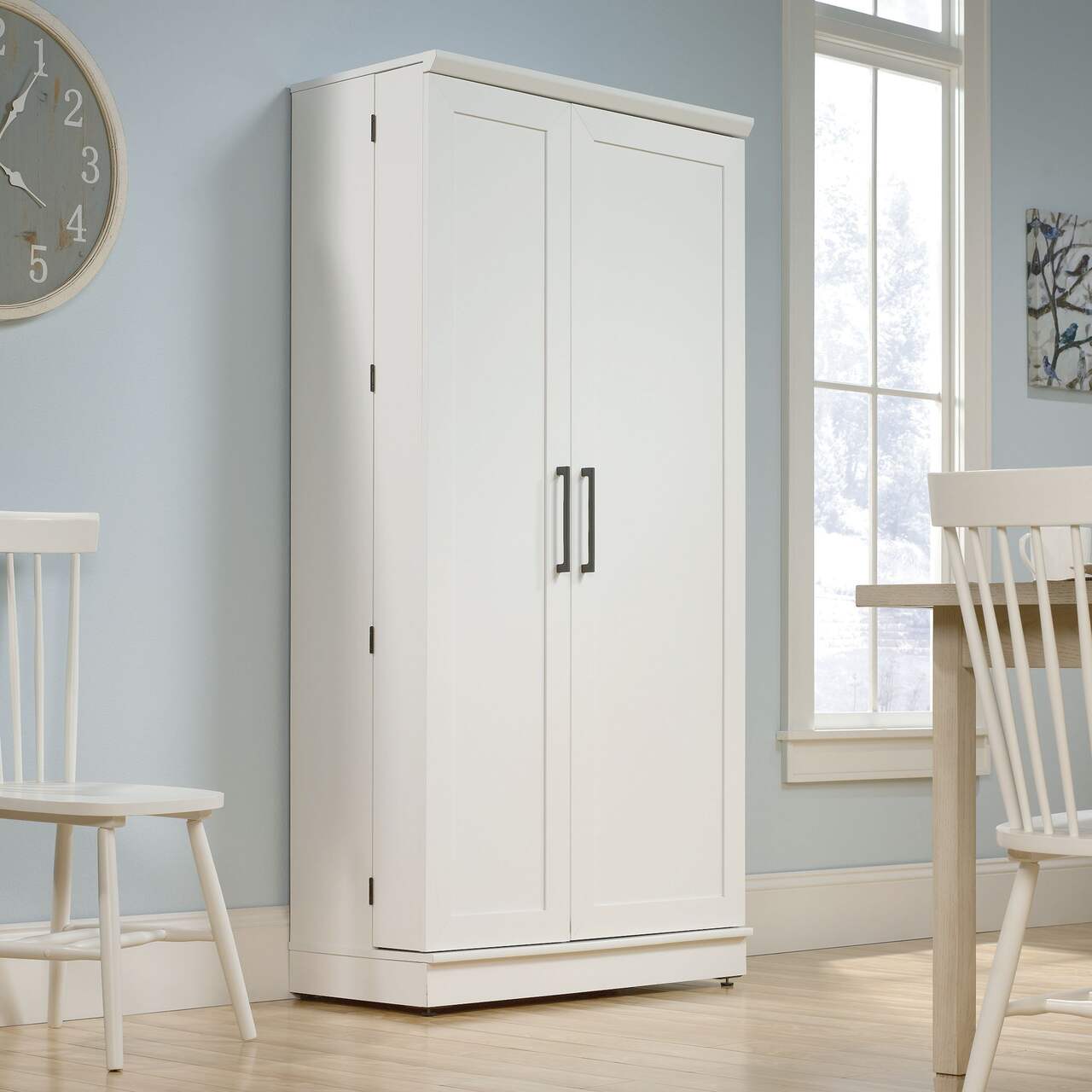 2 Door Large Pantry Cabinet, White