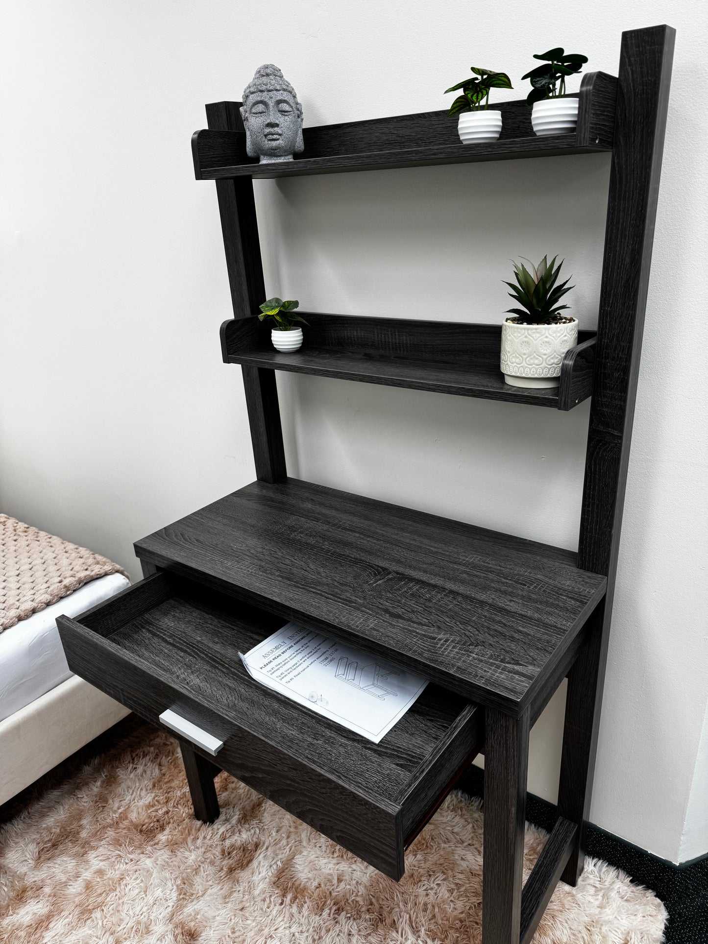 Loft Desk/ Vanity Table/ Bookshelf/ Entryway Organizer