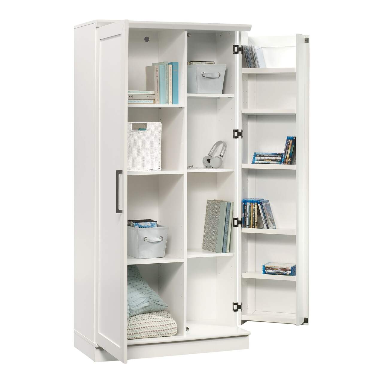 2 Door Large Pantry Cabinet, White