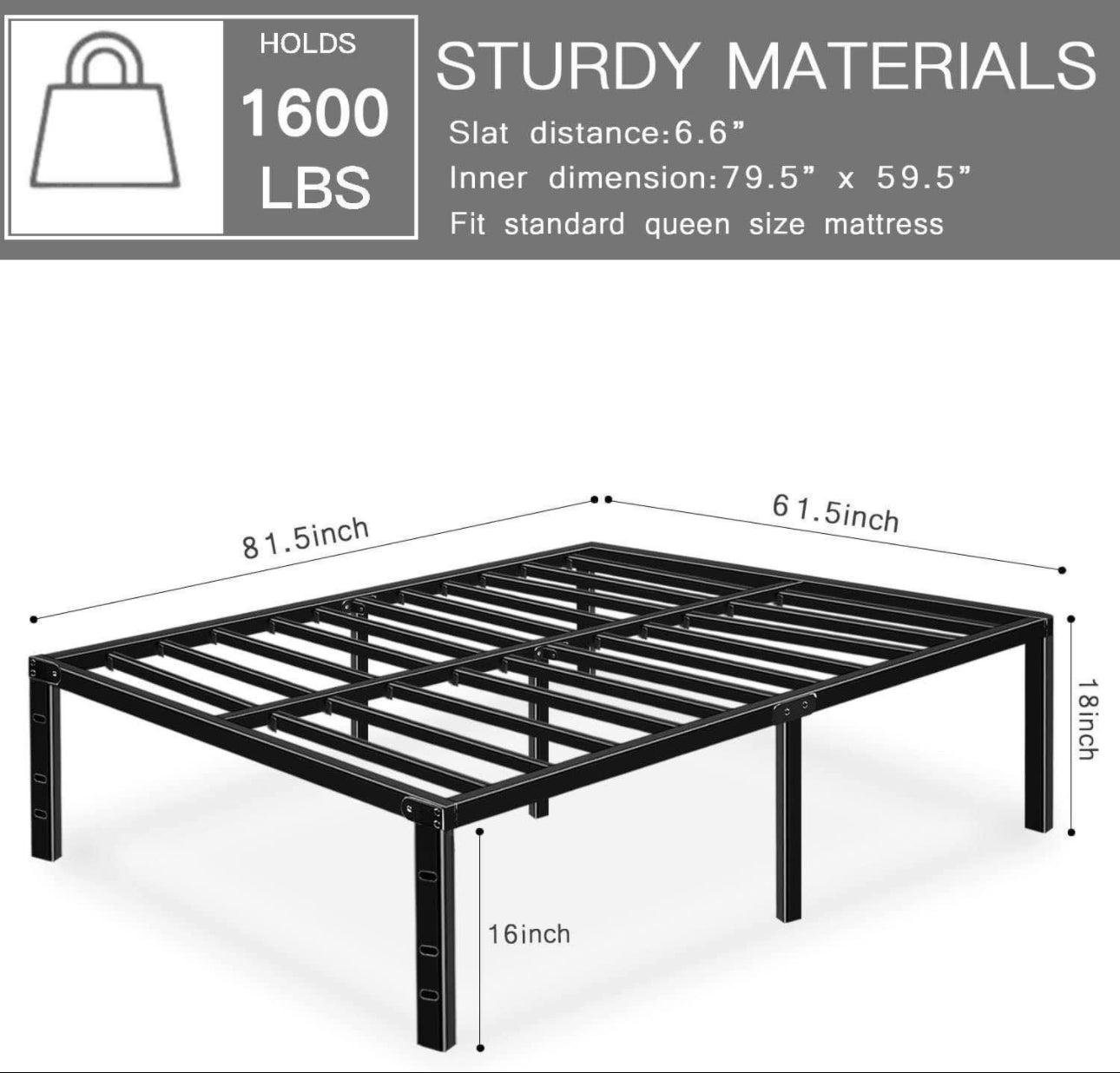 Metal Platform Bed Frame