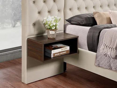 Diamond Tranquil Velvet Platform Bed